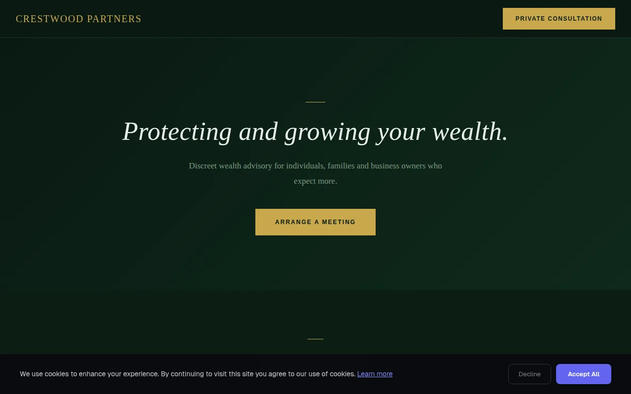 Wealth Management theme preview