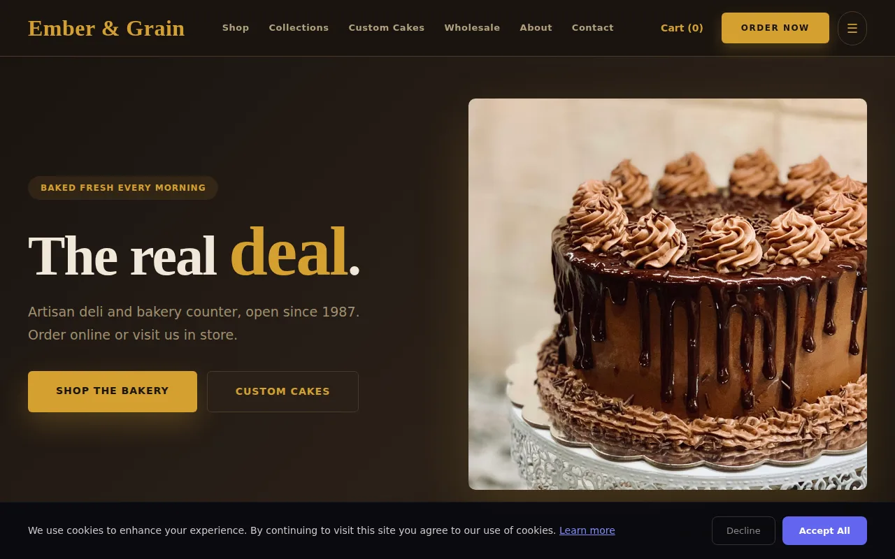Deli theme preview