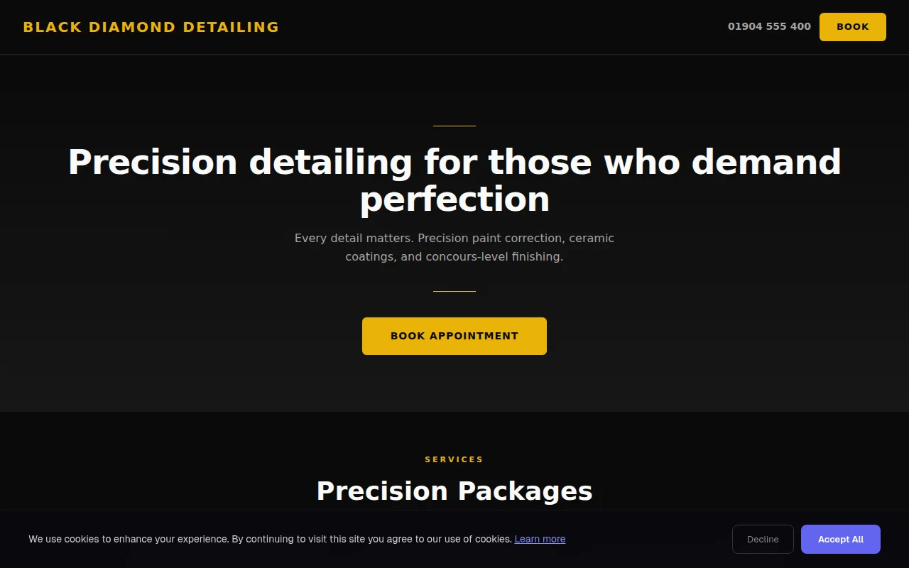 Detailing theme preview