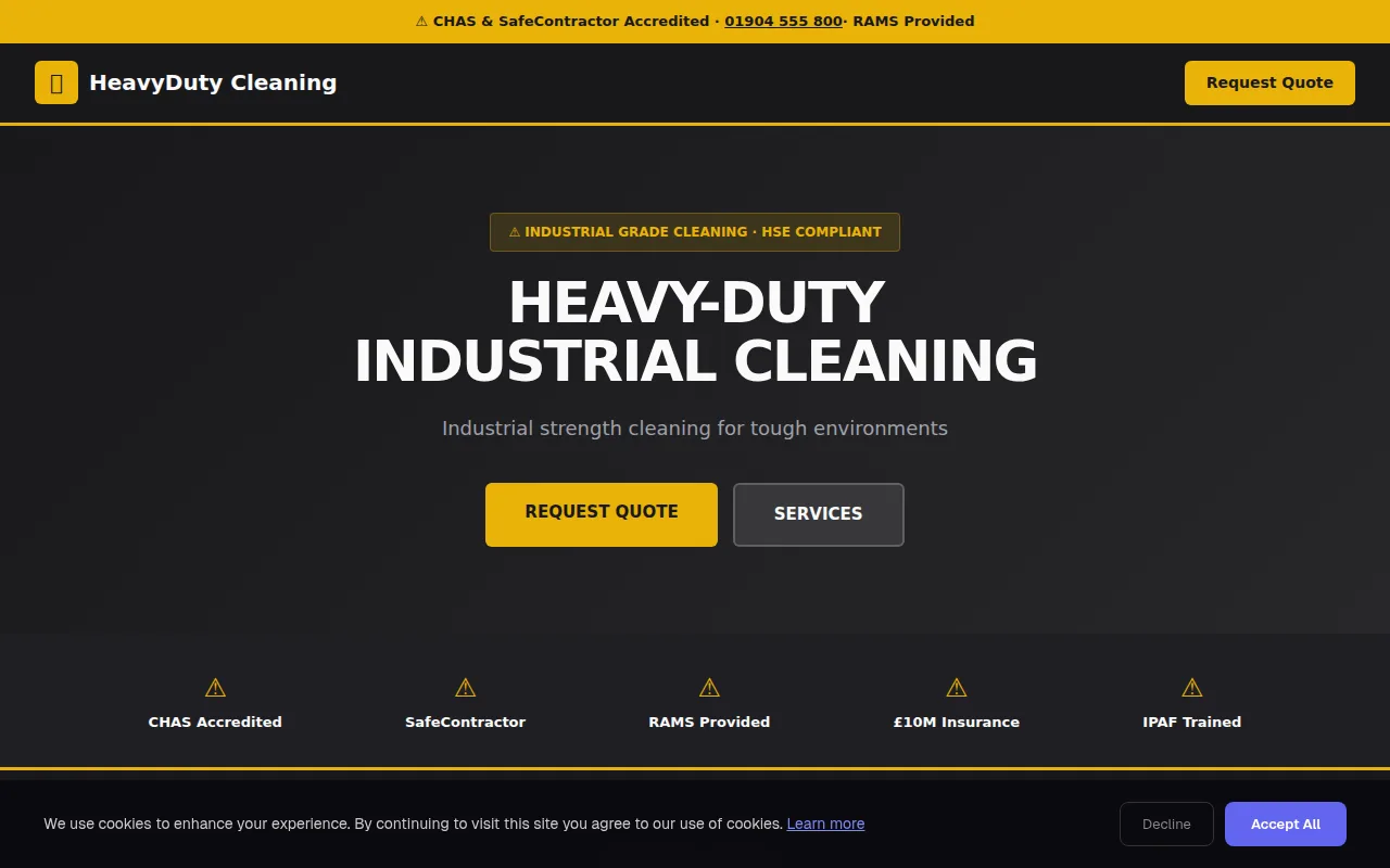 Industrial theme preview