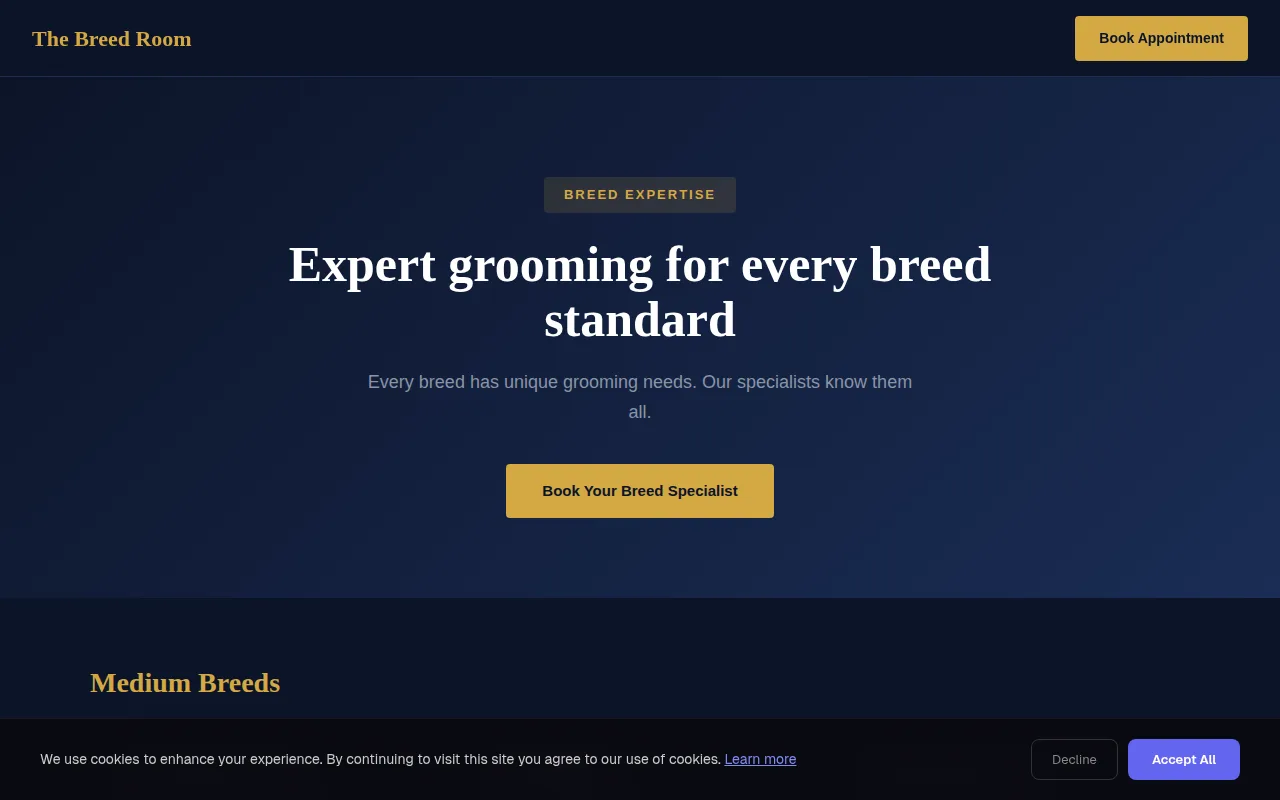 Breed Specialist theme preview