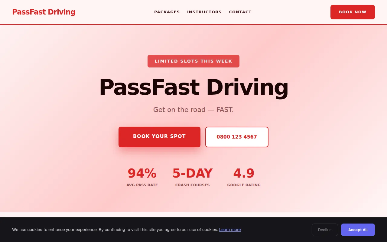 Pass Fast theme preview