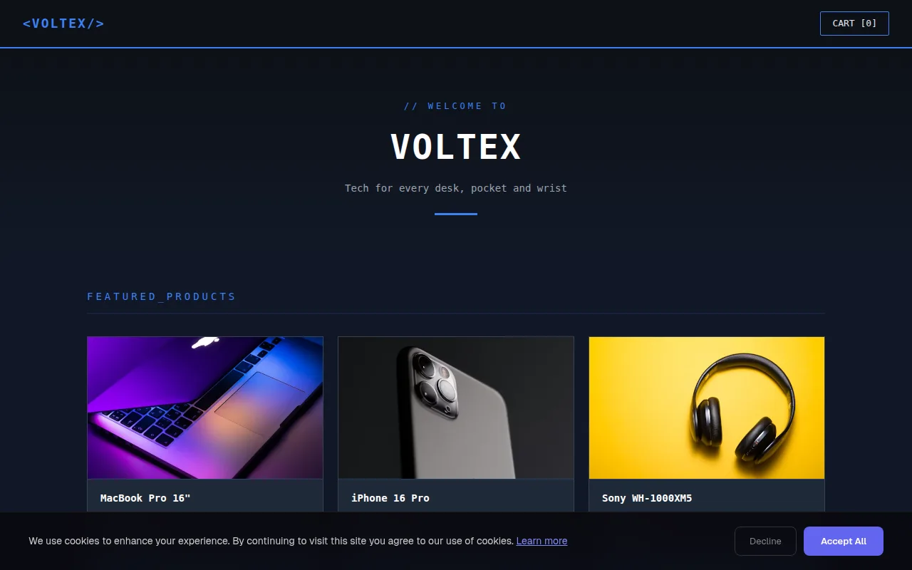 Electronics theme preview