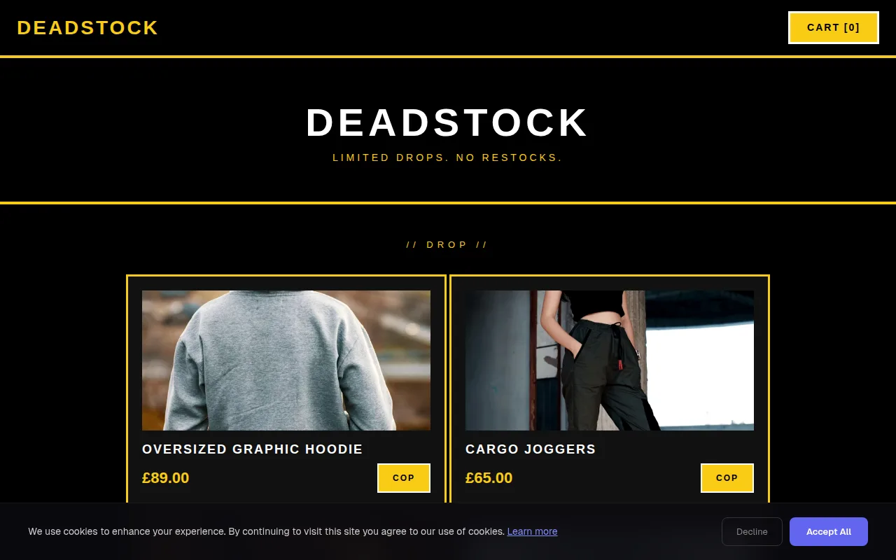 Streetwear theme preview
