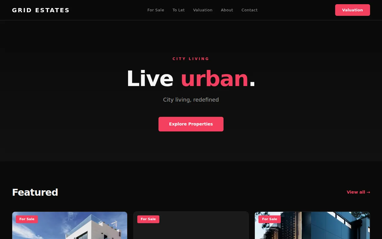 Urban Property theme preview