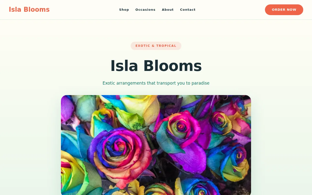 Tropical theme preview