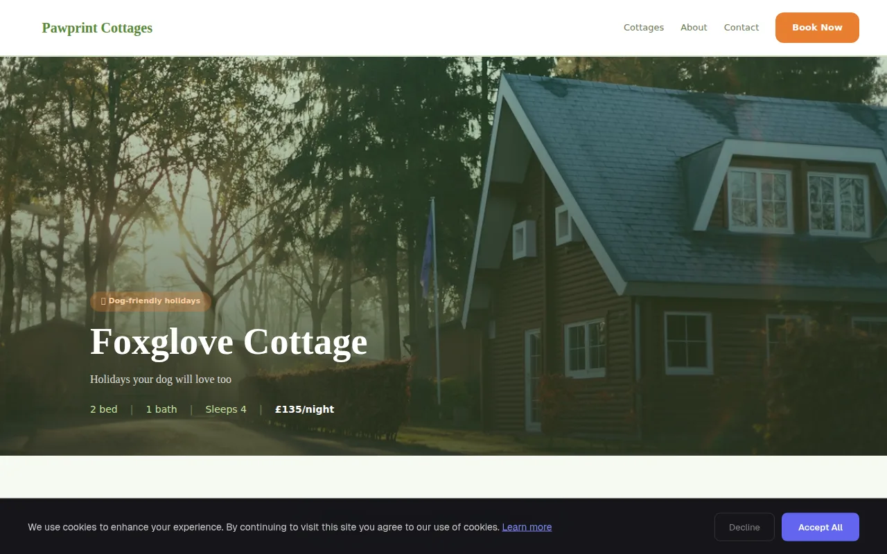 Pet Friendly theme preview