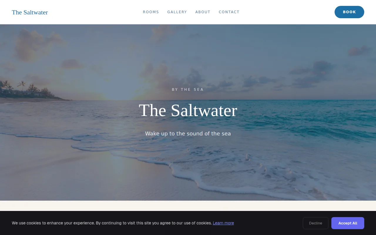 Seafront theme preview