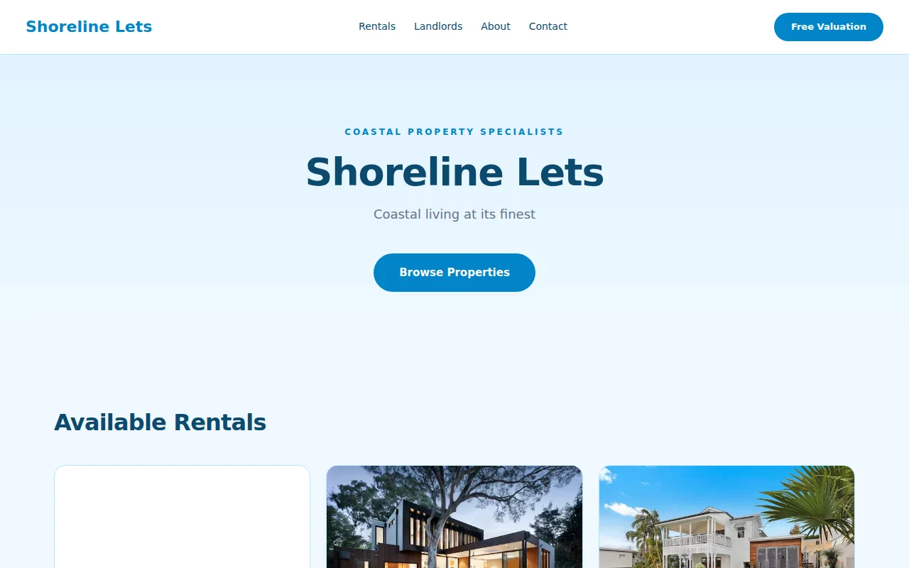 Coastal theme preview