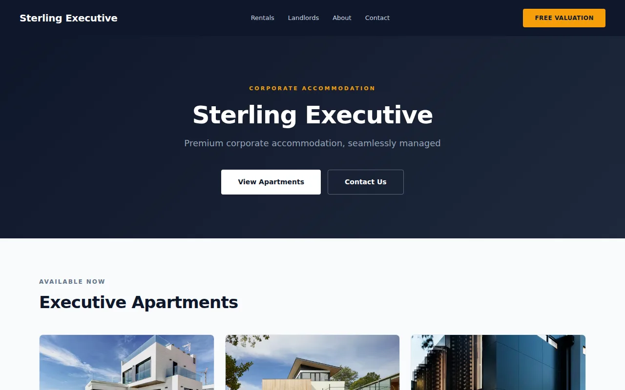 Corporate Lets theme preview