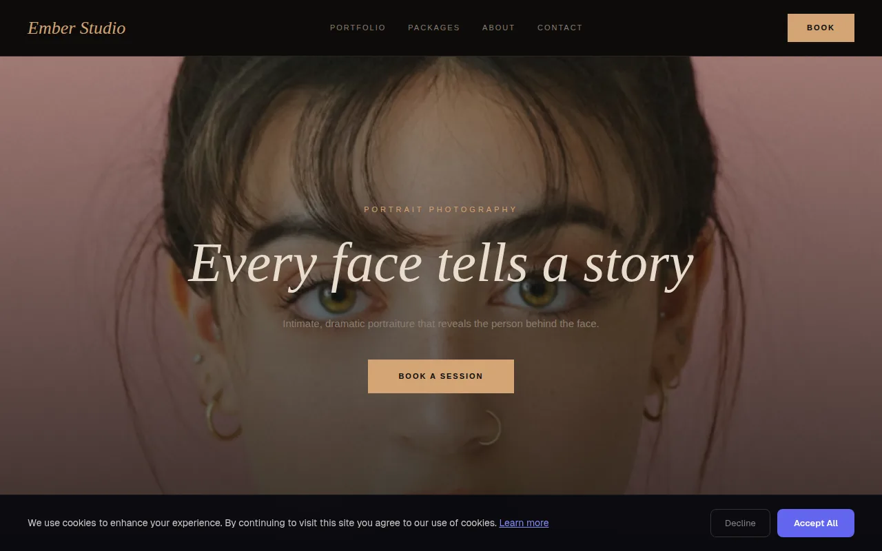 Portrait theme preview