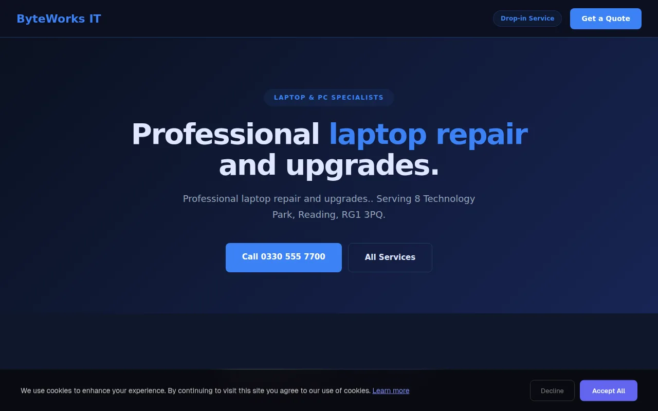 Laptop Repair theme preview