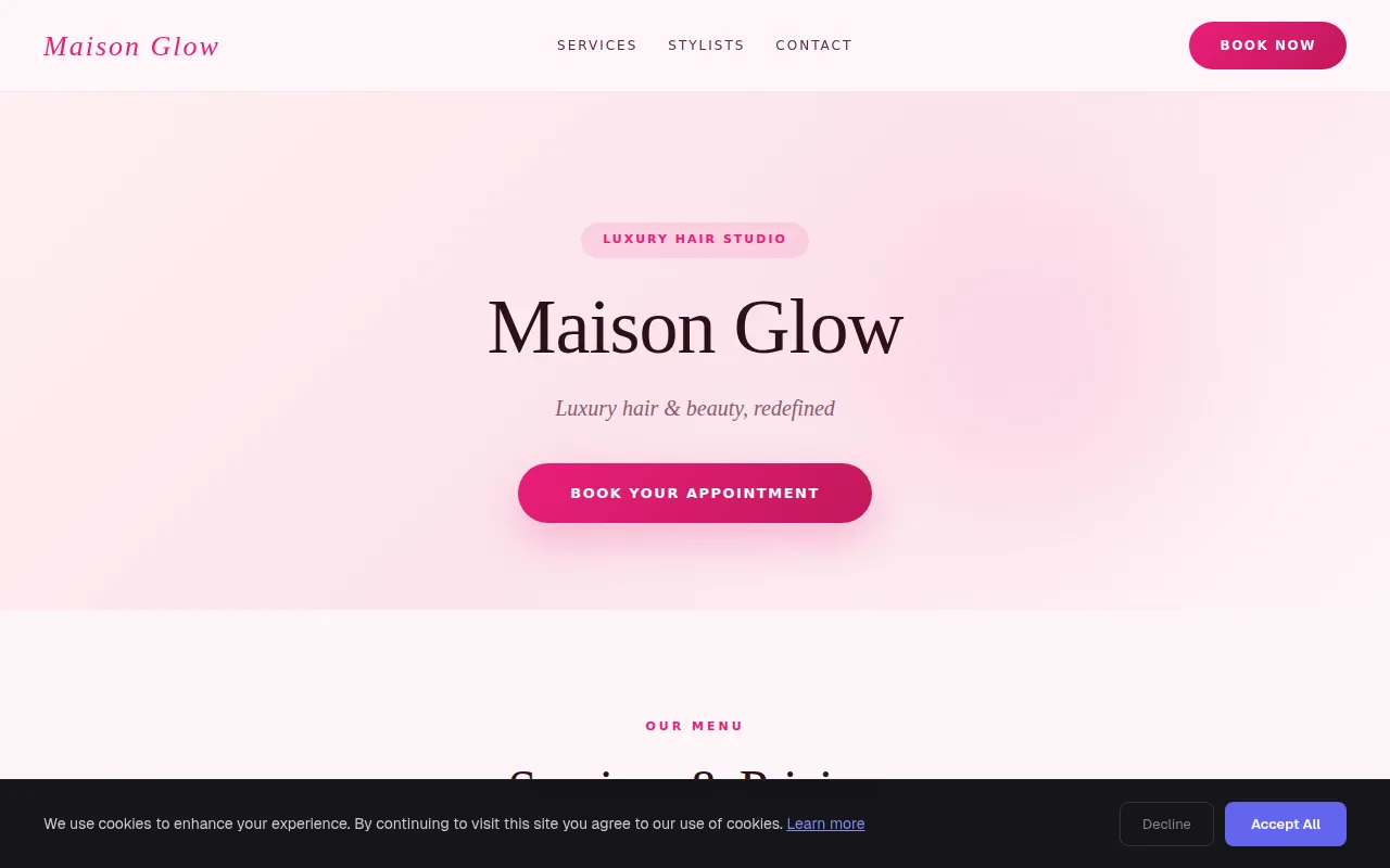 Glamour Suite theme preview