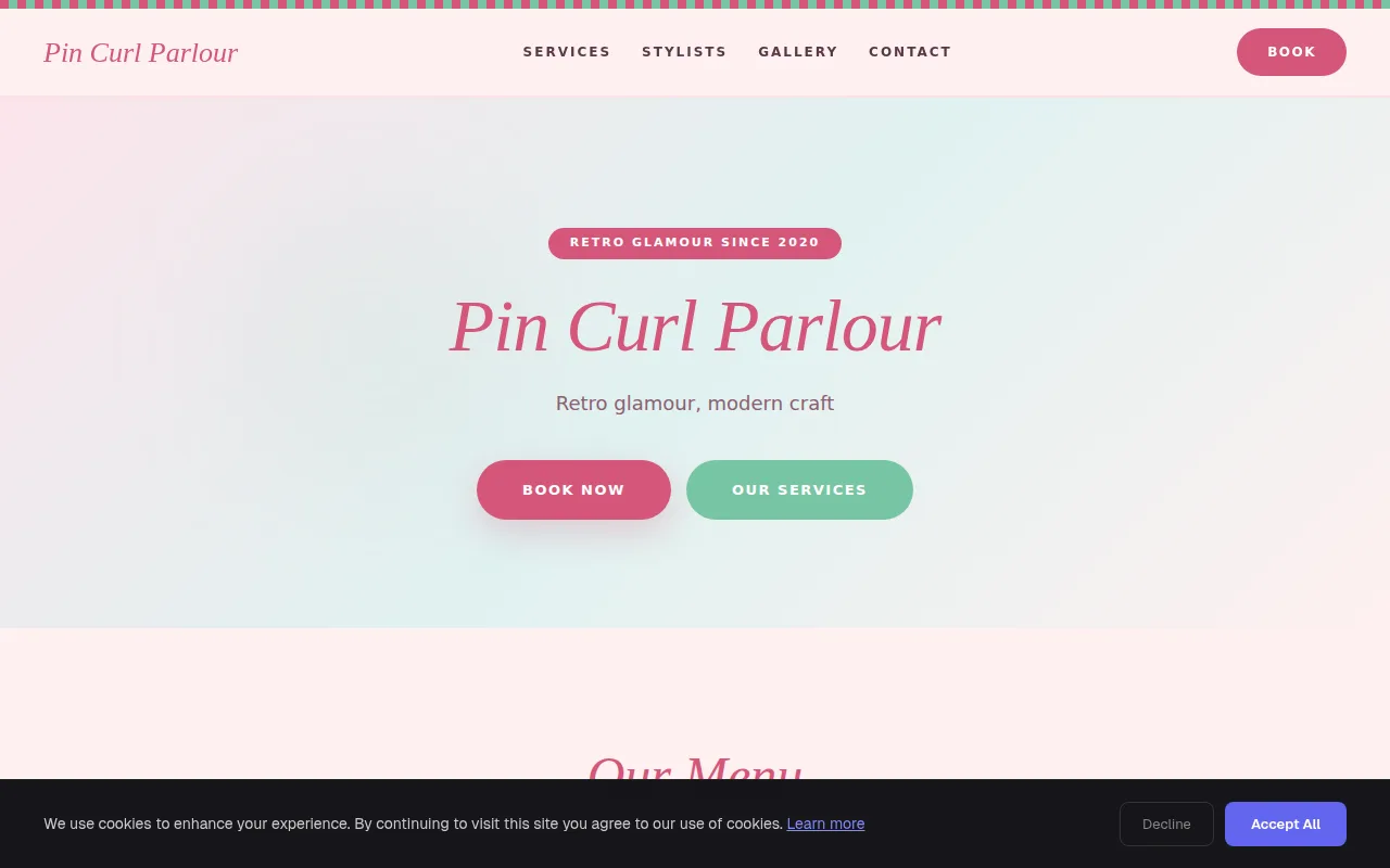 Vintage Salon theme preview