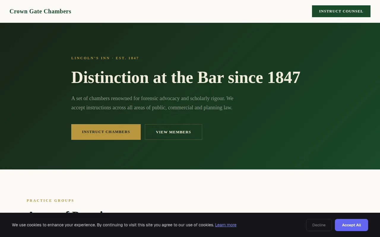 Chambers theme preview
