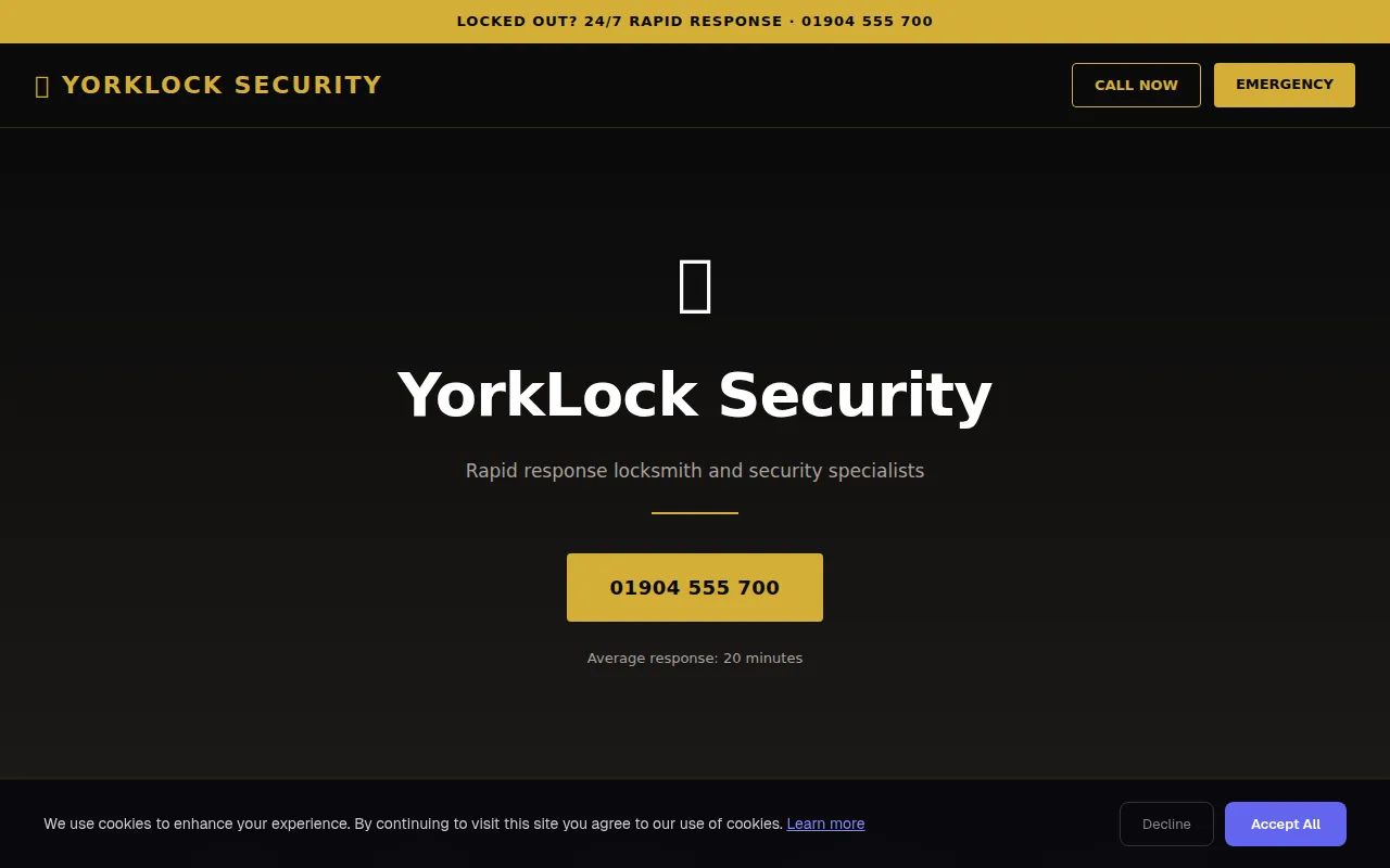 Locksmith theme preview