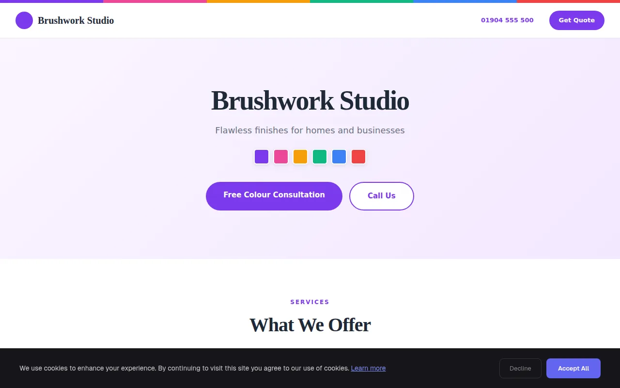 Painter & Decorator theme preview