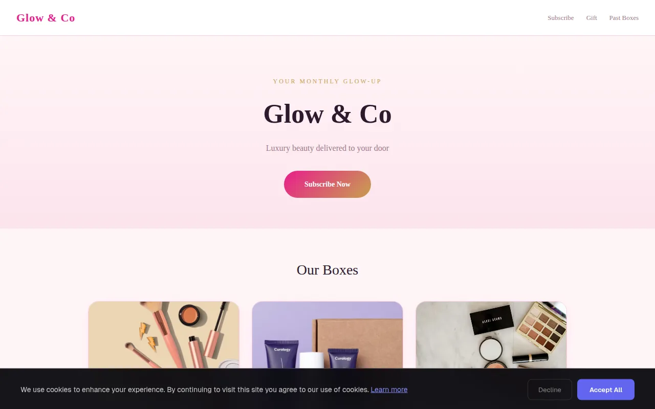 Beauty theme preview