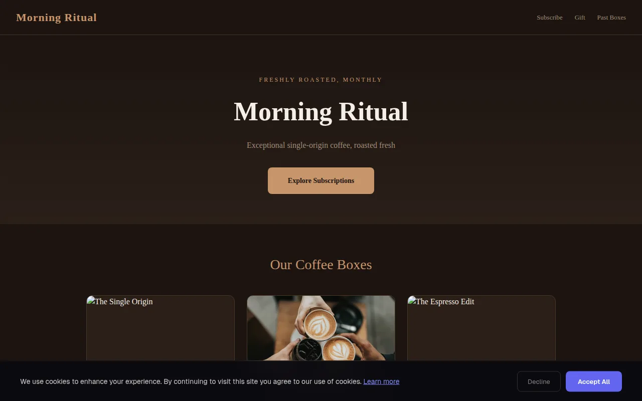 Coffee theme preview