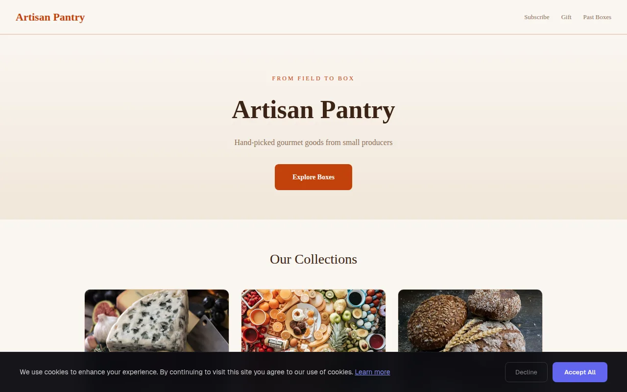 Food theme preview