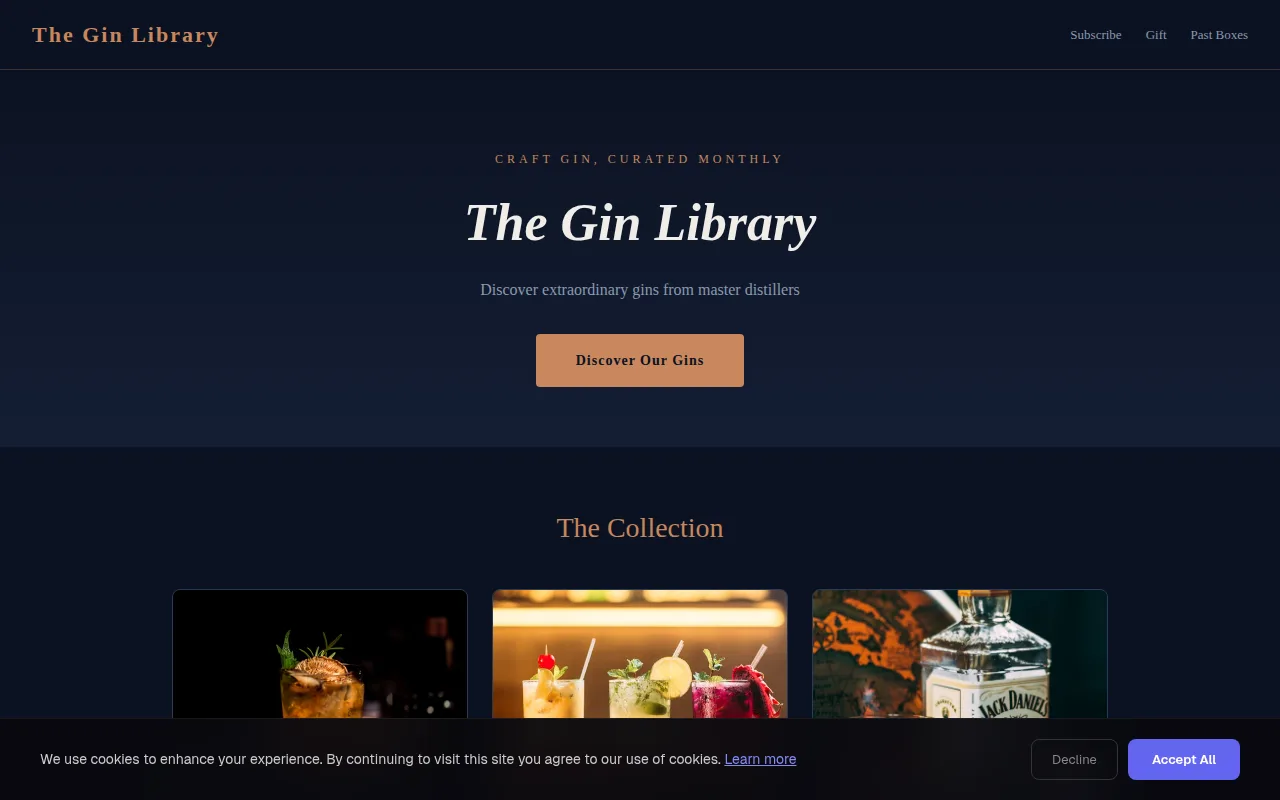 Gin theme preview