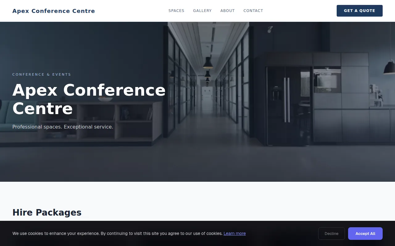 Conference theme preview