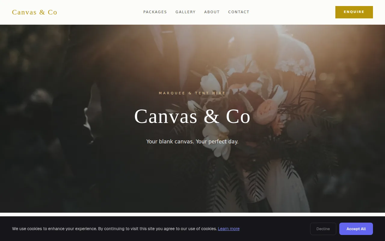 Marquee theme preview