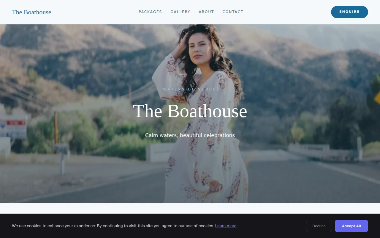 Waterside theme preview